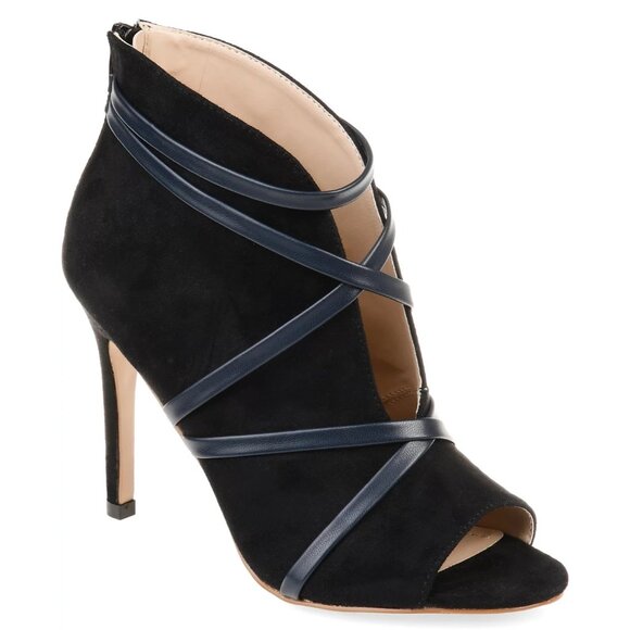 Journee Collection Samara Booties Women’s Stiletto Dress Black Size 6.5 MSRP $99 - Picture 1 of 4